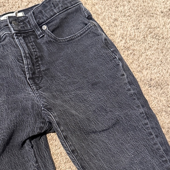 Madewell Women's Dark Gray Straight Leg Jeans - Picture 5 of 9
